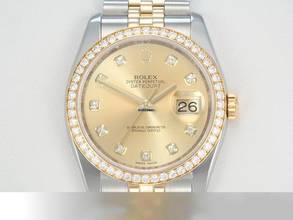Thumbnail von Rolex Datejust 36 36mm 116243 2014 Stahl Gelbgold 750 Diamanten Automatik Stainless Steel 18kt Yellow Gold Jubilé-band Chronometer Oyster