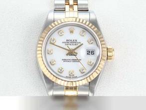 Thumbnail von Rolex Lady-Datejust Edelstahl Gelbgold 750 Diamanten 2004 Automatik Gold Stahl