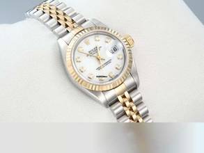 Thumbnail von Rolex Lady-Datejust Edelstahl Gelbgold 750 Diamanten 2004 Automatik Gold Stahl