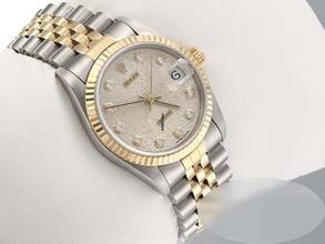 Rolex Datejust 31 Medium Steel Yellow Gold 750 Diamonds Automatic Stainless Steel 18kt Yellow Gold Steel Jubilee Bracelet Chronometer Oyster