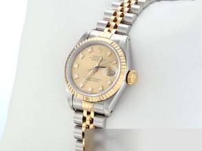 Thumbnail von Rolex Lady-Datejust Edelstahl Gelbgold 750 Diamanten Automatik Gold Stahl Damen Stainless Steel 18kt Yellow Gold Jubilé-band Chronometer Oyster