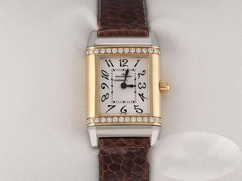  Jaeger-LeCoultre Reverso Lady Edelstahl Gelbgold 750 265.5.47 Diamanten Gold Steel 
