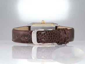 Thumbnail von Jaeger-LeCoultre Reverso Lady stainless steel yellow gold 750 265.5.47 diamonds gold