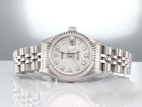 Thumbnail von Rolex Lady-Datejust Edelstahl Weissgold 750 2004 Diamanten Automatik Stahl Stainless Steel 18kt White Gold Jubilé-band Chronometer Oyster