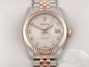 Thumbnail von Rolex Datejust 31 31mm 178271 2013 Lc110 Stahl Rosegold 750 Diamanten Stainless Steel 18kt Rose Gold Jubilé-band Chronometer Oyster