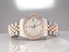 Thumbnail von Rolex Datejust 31 31mm 178271 2013 Lc110 Stahl Rosegold 750 Diamanten Stainless Steel 18kt Rose Gold Jubilé-band Chronometer Oyster