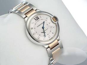 Thumbnail von Cartier Ballon Bleu 36mm stainless steel rose gold 750 diamonds We902031 steel gold