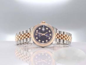 Thumbnail von Rolex Lady-Datejust 28 279171 Edelstahl Rosegold 750 Diamanten Automatik Stainless Steel 18kt Rose Gold Jubilé-band Chronometer Oyster