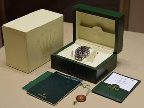 Thumbnail von Rolex Daytona Cosmograph Daytona 116520 Black Dial - Like New Full Set 2007