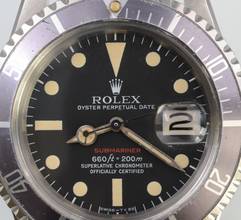 Thumbnail von Rolex Submariner Date 1680 MK5 red written dial 1972 Full Set