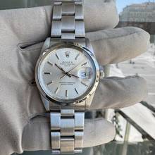 Thumbnail von Rolex Oyster Perpetual Date 15000 Soleil silver dial 1987 Full Set