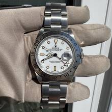 Thumbnail von Rolex Explorer II 16570 Grain of Mais dial 1991 Full Set TOP Condition