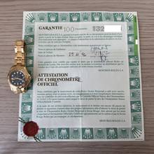 Thumbnail von Rolex Yacht-Master 68628 medium by 35MM blue dial yellow gold 18KT Full Set TOP Condition