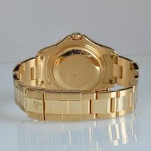 Thumbnail von Rolex Yacht-Master 68628 medium by 35MM blue dial yellow gold 18KT Full Set TOP Condition