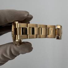Thumbnail von Rolex Yacht-Master 68628 medium by 35MM blue dial yellow gold 18KT Full Set TOP Condition