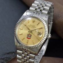 Thumbnail von Rolex Datejust 36 16030 by Quraysh Hawk UAE champagne dial 1983 Full Set