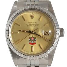 Thumbnail von Rolex Datejust 36 16030 by Quraysh Hawk UAE champagne dial 1983 Full Set