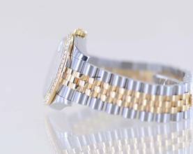 Thumbnail von Rolex Datejust 31 31mm Jubiléband Diamond Bezel Diamond Dial Champagner LC100 B+P