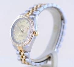 Thumbnail von Rolex Datejust 31 31mm Jubiléband Diamond Bezel Diamond Dial Champagner LC100 B+P