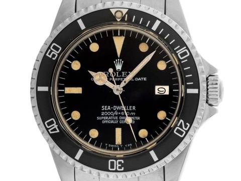  Rolex Sea-Dweller MK2 Ref.1665 1978 Full Set Original Unpoliert Sea Dweller MK2 Rial Dial open 6/9 