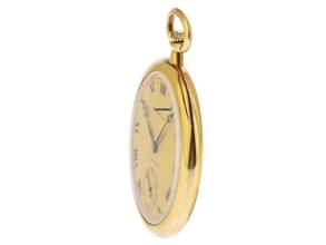Thumbnail von Patek Philippe Taschenuhr for Tiffany&Co. open Case 18kt Gelbgold 53g 1912 Full Set sehr gut Vintage Pocket Watch for Tiffany&Co. 18kt Gelbgold 53g kl. Sekunde bei 6 Uhr
