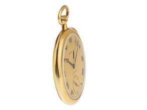 Thumbnail von Patek Philippe Taschenuhr for Tiffany&Co. open Case 18kt Gelbgold 53g 1912 Full Set sehr gut Vintage Pocket Watch for Tiffany&Co. 18kt Gelbgold 53g kl. Sekunde bei 6 Uhr