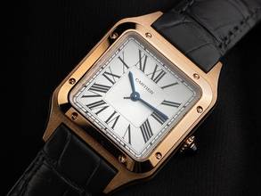 Thumbnail von Cartier Santos Dumont MM Medium Model Ref.WGSA0022 2025 Full Set Unworn Santos-Dumont MM Medium Model 18kt Rose Gold