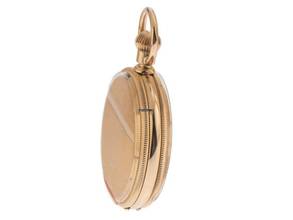 Thumbnail von Tiffany & Co. pocket watch hunter case pocket watch 18kt rose gold 1918 very good vintage hunter case pocket watch 18kt rose gold 103g small second at 6 o'clock