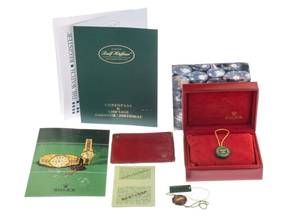 Thumbnail von Rolex Lady-Datejust Ref.6917 1977 Box&Beschreibung Original unpoliert Datejust Lady open 6/9 Diamanten 0,60ct Perlmutt