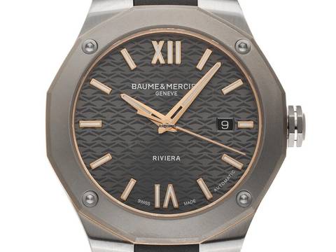  Baume & Mercier Riviera Date Ref.M0A10660 2025 Full Set Ungetragen Riviera Faltschließe 