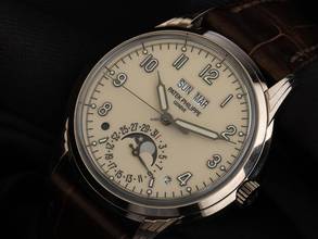 Thumbnail von Patek Philippe Perpetual Calendar Grande Complications Ref.5320G-001 2020 Full Set Grande Complications Perpetual Calendar 18kt white gold leather folding clasp