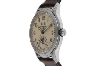 Thumbnail von Patek Philippe Perpetual Calendar Grande Complications Ref.5320G-001 2020 Full Set Grande Complications Perpetual Calendar 18kt white gold leather folding clasp