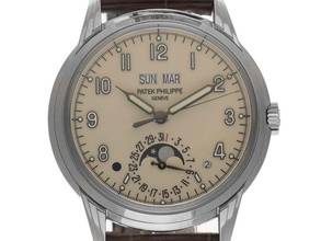 Thumbnail von Patek Philippe Perpetual Calendar Grande Complications Ref.5320G-001 2020 Full Set Grande Complications Perpetual Calendar 18kt white gold leather folding clasp