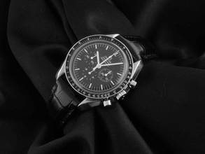 Thumbnail von Omega Speedmaster Professional Moonwatch Ref.311.33.42.30.01.001 2021 Full Set very good Vintage Speedmaster Moonwatch Professional crocodile leather folding clasp