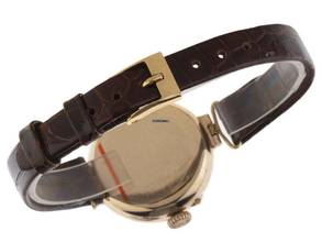 Thumbnail von Rolex Art Deco 1942 original box, very good vintage Art Deco 9kt yellow gold crocodile leather flip lid, 18g