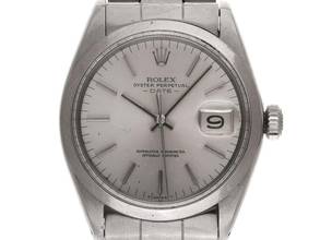 Thumbnail von Rolex Oyster Perpetual Date Ref.1500 1969 original box very good vintage Oyster Perpetual Date open 6/9 steel