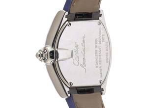 Thumbnail von Cartier Roadster Lady PM kleines Modell Ref.2675 2002 Box&Beschreibung sehr gut Vintage Roadster Lady PM kleines Modell Perlmutt Leder Faltschließe