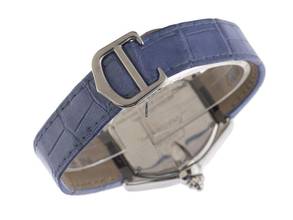Thumbnail von Cartier Roadster Lady PM kleines Modell Ref.2675 2002 Box&Beschreibung sehr gut Vintage Roadster Lady PM kleines Modell Perlmutt Leder Faltschließe