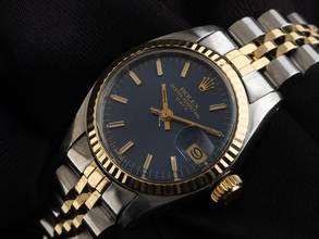 Thumbnail von Rolex Oyster Perpetual Lady Date open 6/9 Ref.6917 1979 original Box sehr gut Vintage Oyster Perpetual Date Lady open 6/9