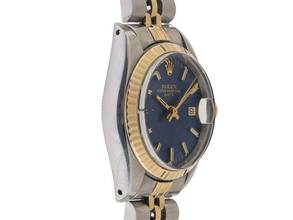 Thumbnail von Rolex Oyster Perpetual Lady Date open 6/9 Ref.6917 1979 original Box sehr gut Vintage Oyster Perpetual Date Lady open 6/9
