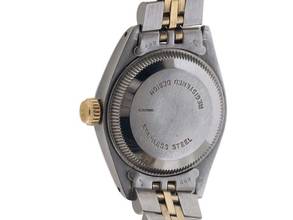 Thumbnail von Rolex Oyster Perpetual Lady Date open 6/9 Ref.6917 1979 original Box sehr gut Vintage Oyster Perpetual Date Lady open 6/9