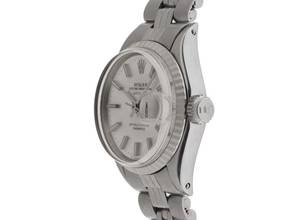 Thumbnail von Rolex Oyster Perpetual Lady Date Ref.6517 1970 original Box sehr gut Vintage Oyster Perpetual Date open 6/9 Stahl 18kt Weißgold