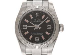Thumbnail von Rolex Oyster Perpetual 26 Lady Ref.176210 2007 Box&Beschreibung sehr gut Vintage Oyster Perpetual Stahl