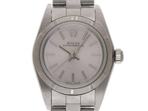  Rolex Oyster Perpetual Lady Ref.76030 2002 Box&Beschreibung sehr gut Vintage Oyster Perpetual Lady Stahl 