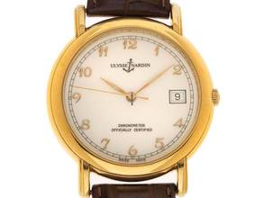 Thumbnail von Ulysse Nardin San Marco Ref.131-77 1990 original box Original unpolished San Marco 18kt yellow gold