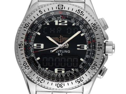  Breitling B-1 Chronograph Ref.A68362 2002 original Box sehr gut Vintage B1 Chronograph 