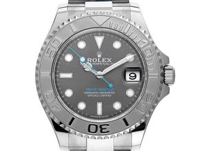 Rolex Yacht-Master 37 Medium Ref.268622 2023 Full Set like new Yacht-Master Medium Steel 950 Platinum Rhodium