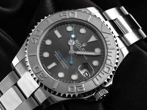 Thumbnail von Rolex Yacht-Master 37 Medium Ref.268622 2023 Full Set wie Neu Yacht-Master Medium Stahl 950 Platin Rhodium
