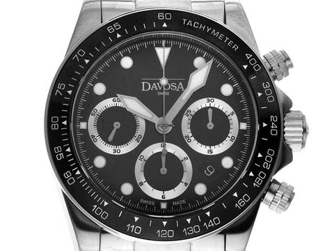 Davosa Ternos Professional Chronograph Ref.161.543.50 Full Set New Ternos Professional Chronograph