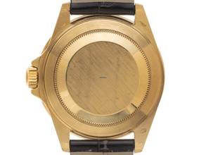 Thumbnail von Rolex Submariner Date Ref.16618 1987 Full Set original unpoliert Vintage Submariner 18kt Gelbgold 96g